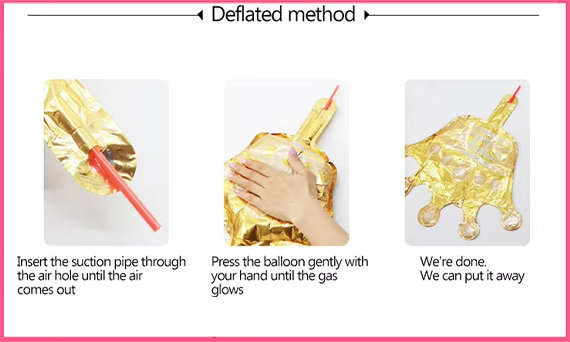 How Deflate Foil Balloon?