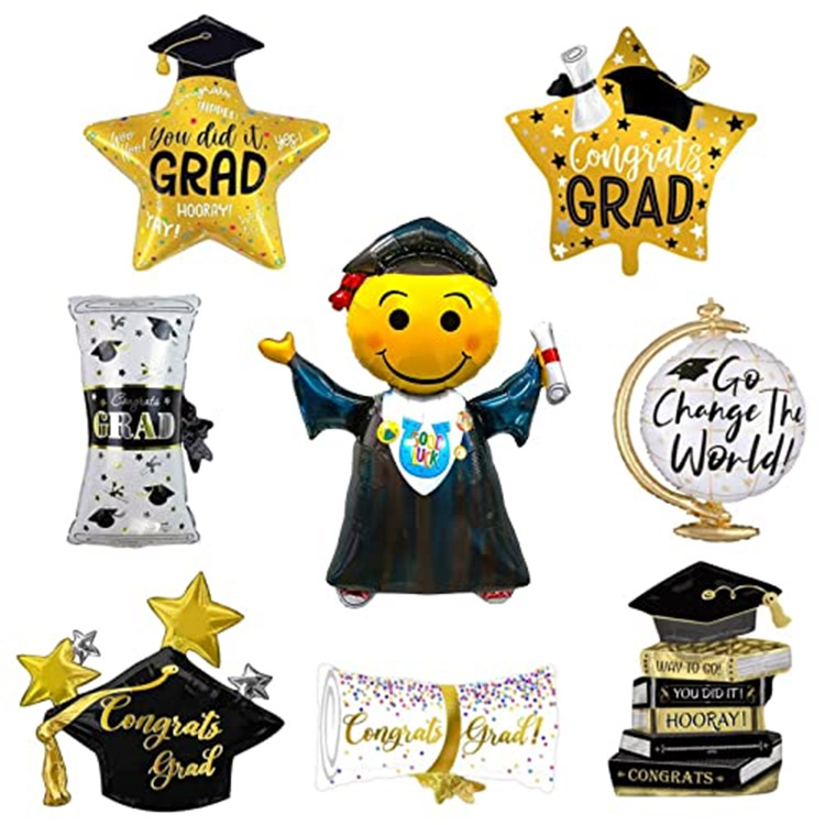 Grad Foil Balloons