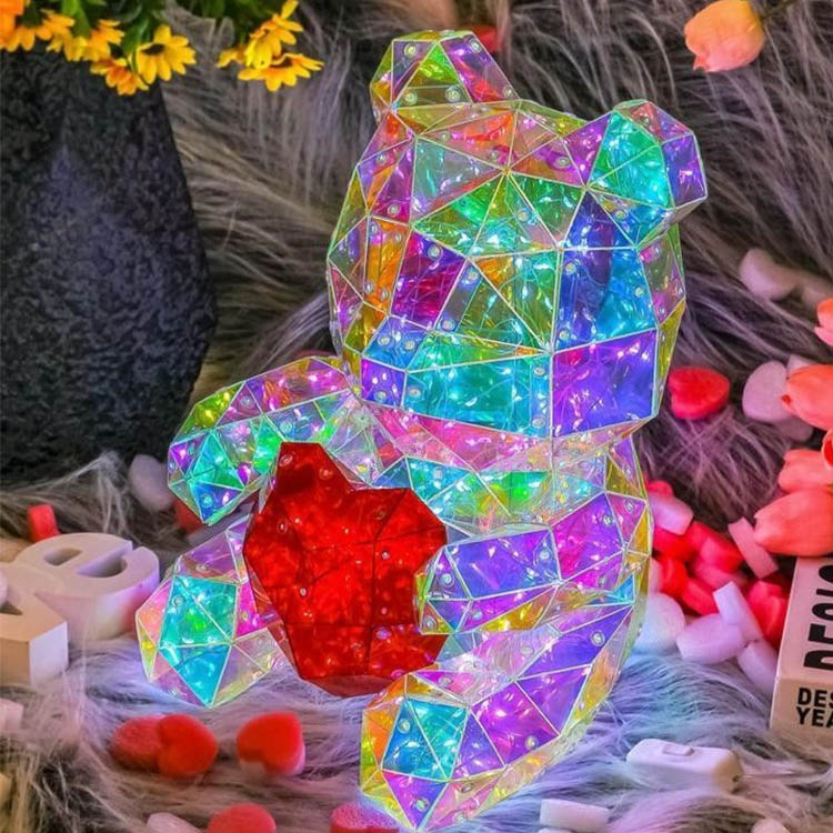 LED Holographic Bear