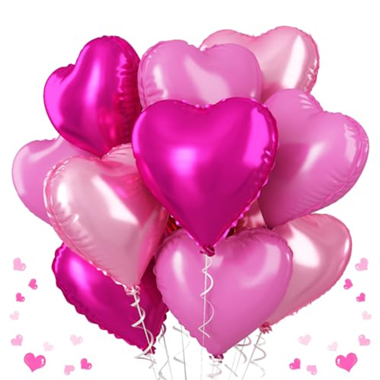 Pink Heart Balloons