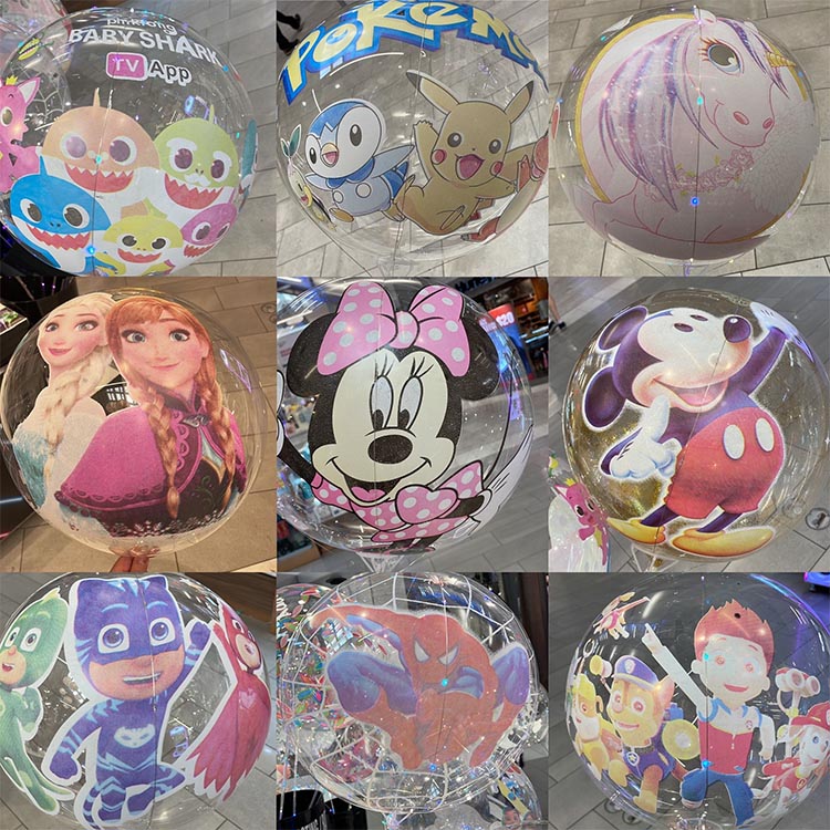 Printed PVC Bobo balloons